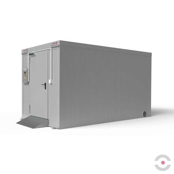 Magazyn ognioodporny Topserw, 4-PR, REI120, S*G*W 4000*2950*2440 mm, 1*1400 l, drzwi dwuskrzydłowe DF