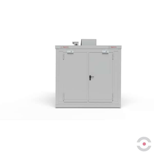Magazyn ognioodporny Topserw, 5-SU, REI120, S*G*W 5000*2950*2840 mm, 1*1800 l, drzwi dwuskrzydłowe DF