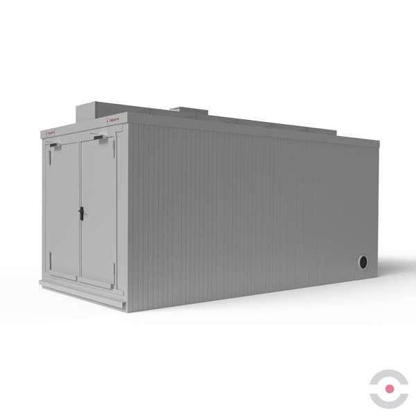 Magazyn ognioodporny Topserw, 5-SU, REI120, S*G*W 5000*2950*2840 mm, 1*1800 l, drzwi dwuskrzydłowe DF