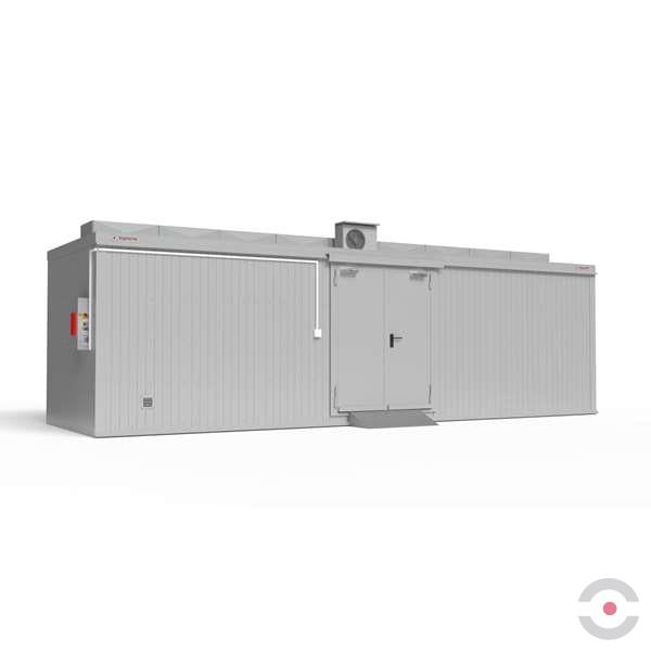Magazyn ognioodporny Topserw, 8-CL, REI120, S*G*W 8000*2500*2440 mm, 2*1200 l, drzwi dwuskrzydłowe DF