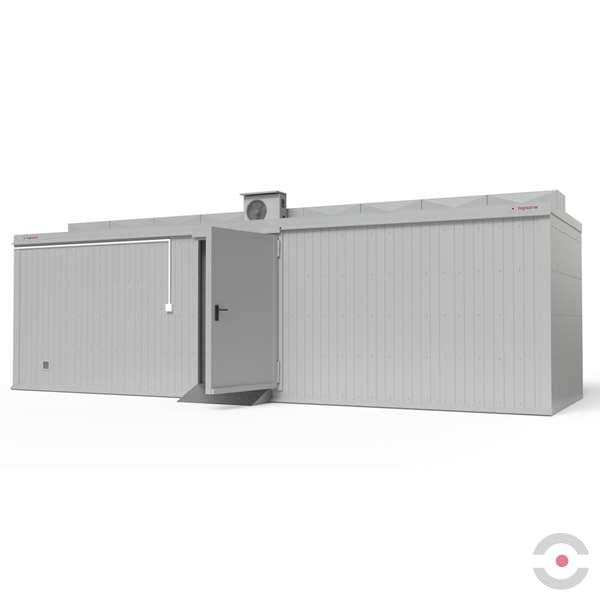 Magazyn ognioodporny Topserw, 8-SU, REI120, S*G*W 8000*2950*2840 mm, 2*1500 l, drzwi dwuskrzydłowe DF