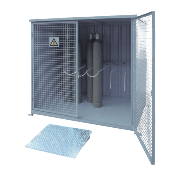 Rampa podjazdowa do magazynu na butle FCG, S*G*W 750*740*130 mm