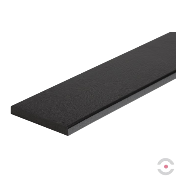 Elastyczny profil ostrzegawczo-ochronny Knuffi, typ MINI GIANT, czarny, 1000 mm