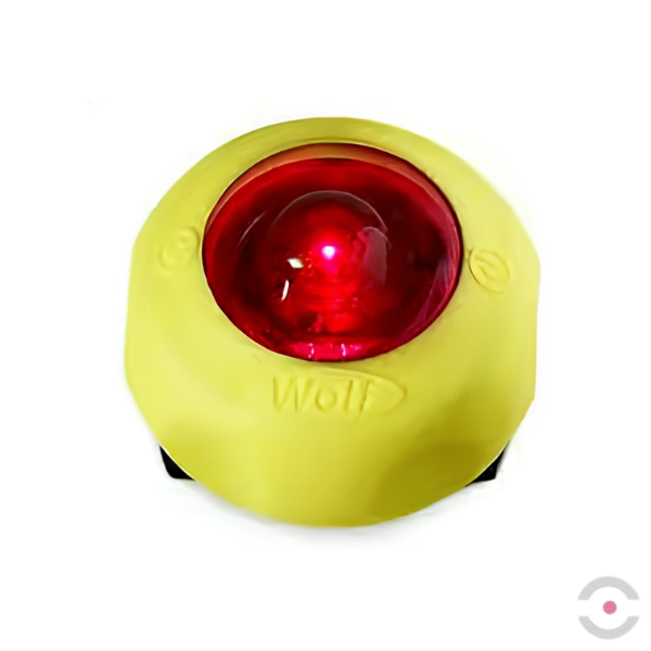 Wskaźnik ostrzegawczy Ex ATEX Topserw WOLF ML-15W bateryjny, 1*LED (czerwony), Zone ‘1’, ‘21’