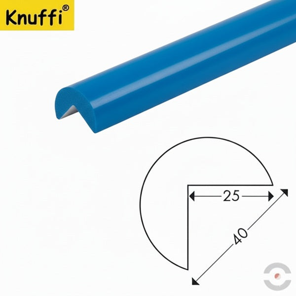 Elastyczny profil ostrzegawczo-ochronny Knuffi, typ A, niebieski, 1000 mm