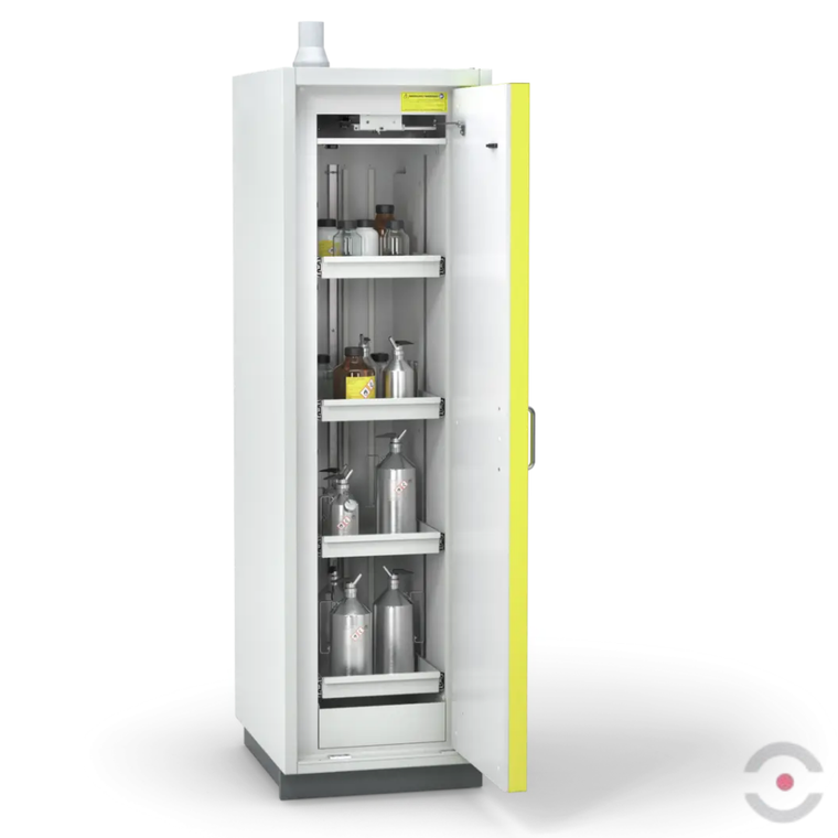 Szafa ognioodporna Topserw PRIME-90 ML, 4 półki wysuwane, drzwi CLA żółte, CLASSIC, 90 min