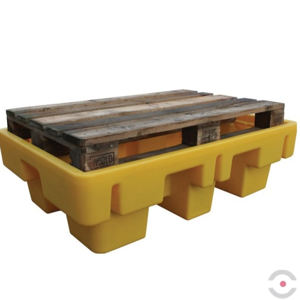 Wanna wychwytowa polietylenowa Topserw 230 l, beczka 2*200 l, bez kratownicy, żółty, MEDIUM