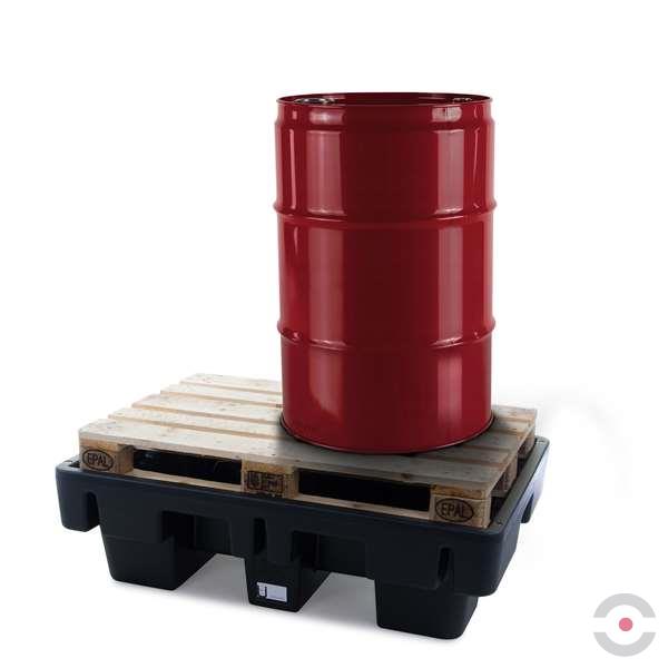 Wanna wychwytowa polietylenowa Topserw 230 l, beczka 2*200 l, bez kratownicy, czarny, MEDIUM
