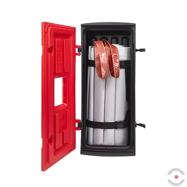 Szafka ścienna na płachtę gaśniczą