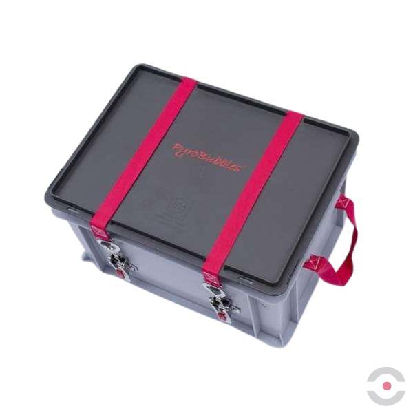 Plastikowy pojemnik transportowy Premium, S-BOX, stały kosz, 30*0,18 kg poduszek z wypełniaczem