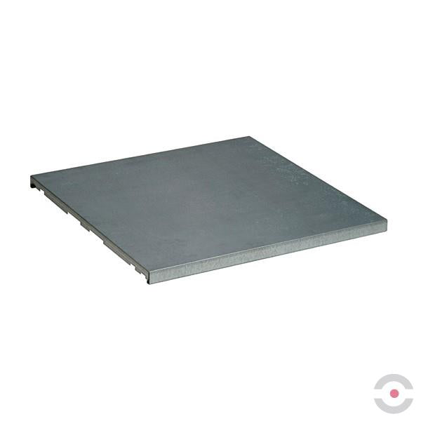 Półka stalowa Justrite SpillSlop do szaf 435 l o szerokości 1498 mm