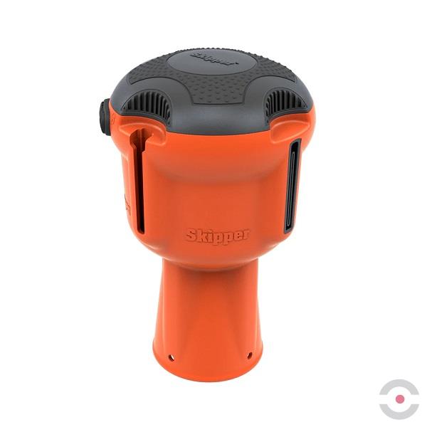 Pusta kaseta na taśmę ostrzegawczą, pomarańczowa