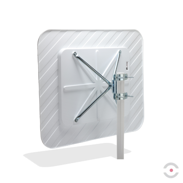 Lustro drogowe Dancop, Lyon, 60*80 cm, poliwęglan, biało-czarne