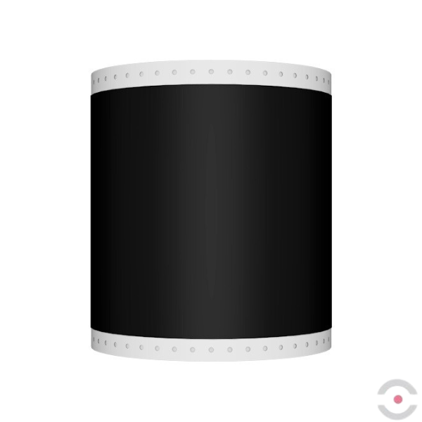 Taśma/rolka winylowa Industrial do etykiet, oznaczeń, S*D 110 mm*30 m, czarna