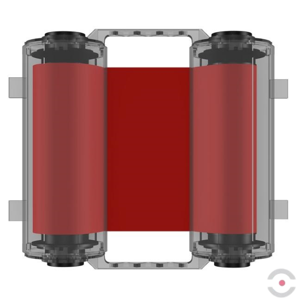 Taśma/rolka barwiąca do drukowania na winylu, S*D 110 mm*120 m, czerwona