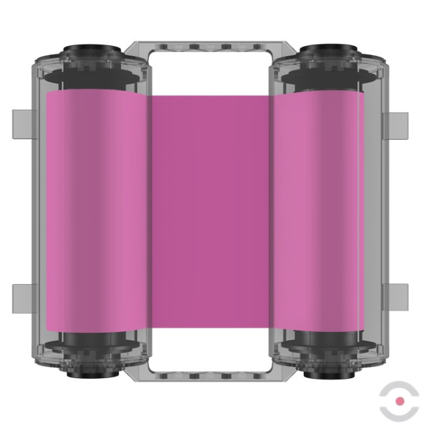 Taśma/rolka barwiąca do drukowania na winylu, S*D 110 mm*120 m, różowa
