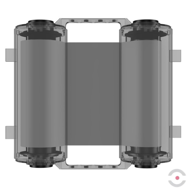 Taśma/rolka barwiąca do drukowania na winylu, S*D 110 mm*120 m, szara