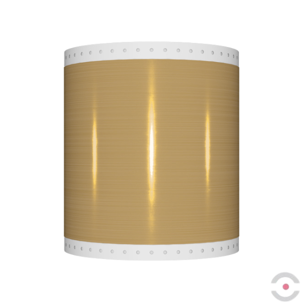 Taśma/rolka winylowa Industrial do etykiet, oznaczeń, S*D 110 mm*10 m, złota