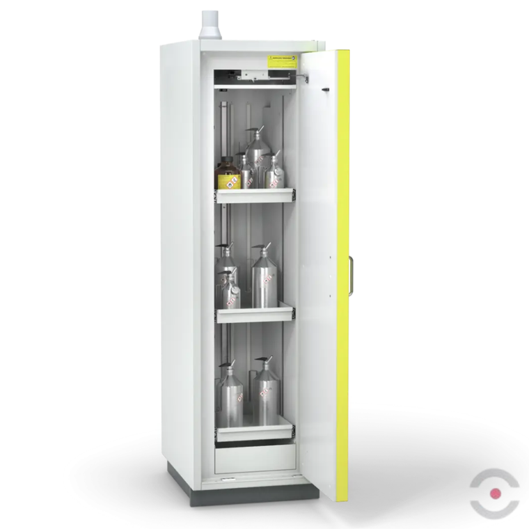 Szafa ognioodporna Topserw PRIME-90 ML, 3 półki wysuwane, drzwi CLA żółte, CLASSIC, 90 min