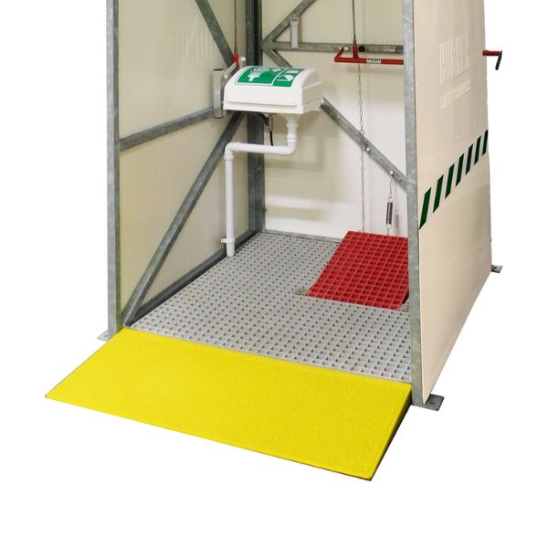 Rampa antypoślizgowa, S*G*W 1215*1000*175, GRP, do kabin z wanną wychwytową (TankShower)