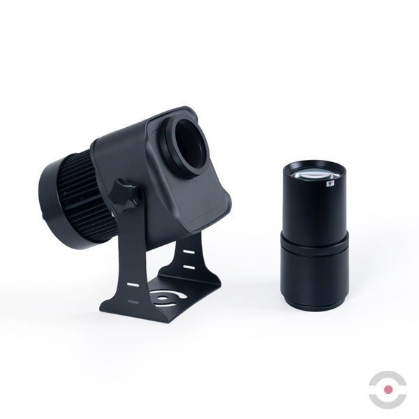 Projektor przemysłowy LED GOBO, 100W, optyka 9°, zewnętrzny, obrotowy, IP65