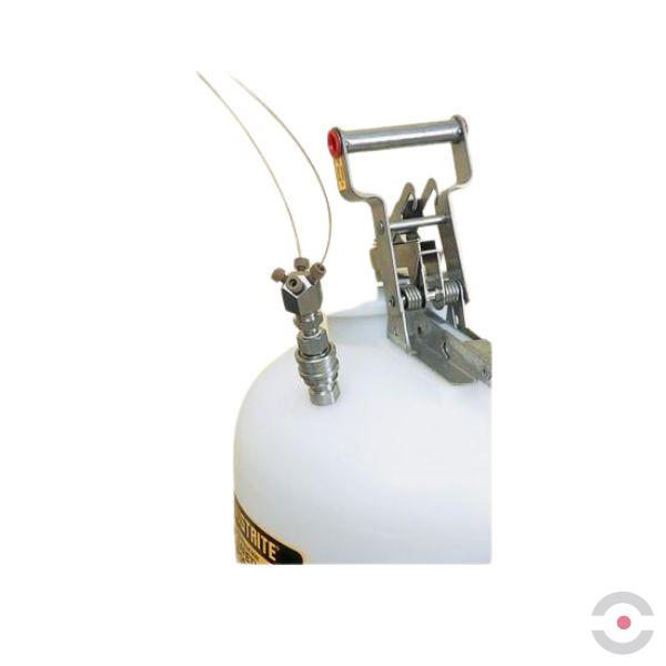 Rozgałęziacz ze stali nierdzewnej Justrite HPLC, złącza SN