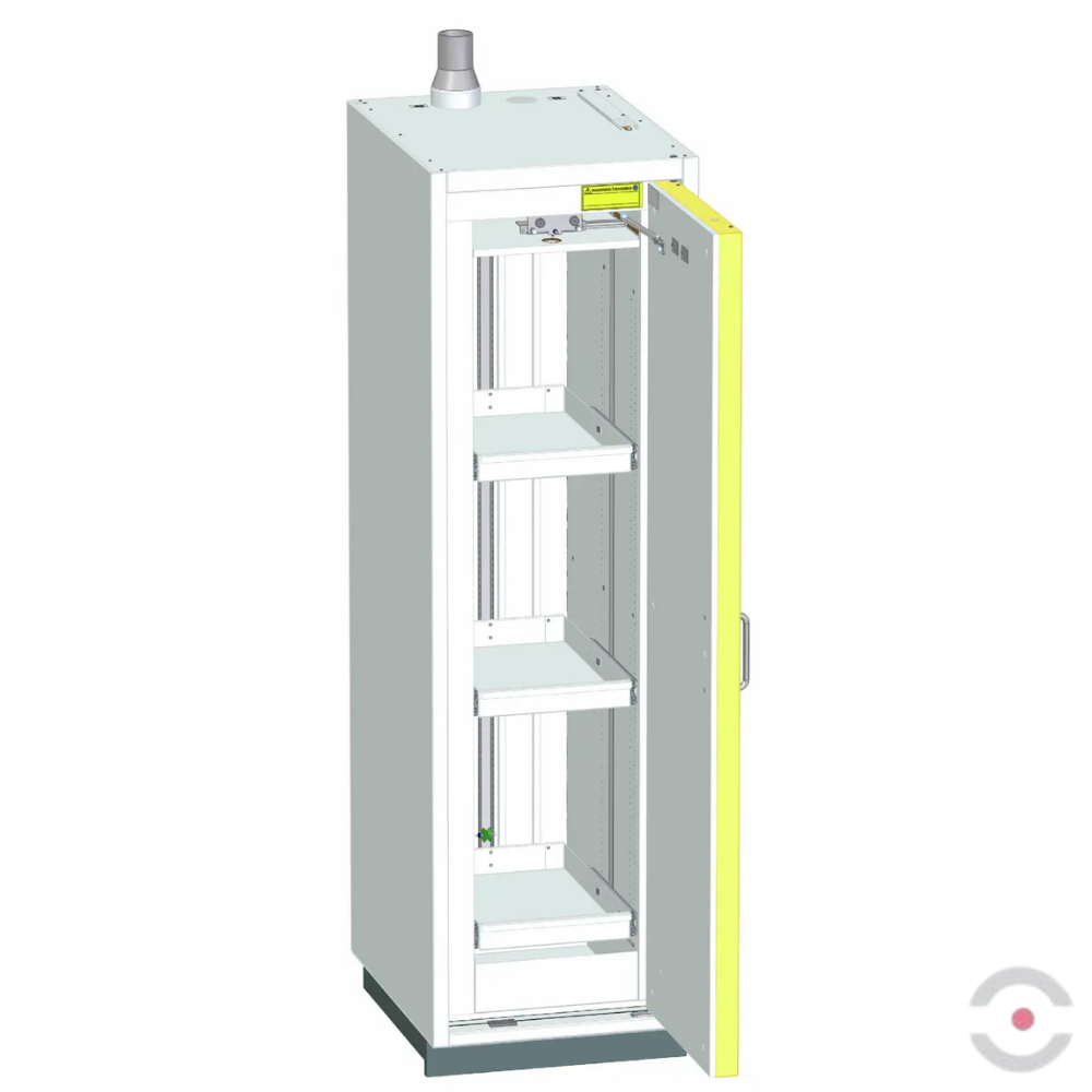 Szafa ognioodporna Topserw PRIME-90 ML, 3 półki wysuwane, drzwi CLA żółte, CLASSIC, 90 min