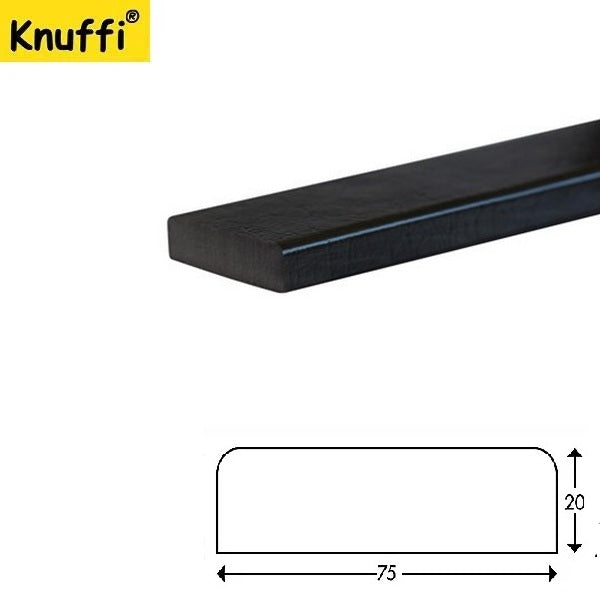 Elastyczny profil ostrzegawczo-ochronny Knuffi, typ S, drewno ciemny, 1000 mm