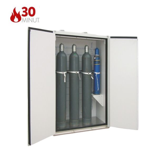 Szafa ognioodporna Topserw GAS-30 L, 3 butle, drzwi CLA szare, SiZ, 30 min