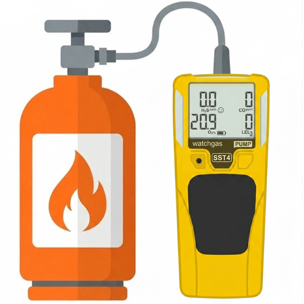 Przegląd i kalibracja detektorów wielogazowych WatchGas SST4 Pumped