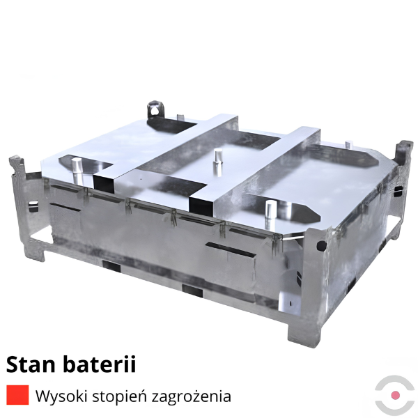 Pojemnik PG1 Basic, do transportu (ADR), składowania baterii Topserw, 2990 l, stal ocynkowana, 60*wypełniacz PyroBubbles