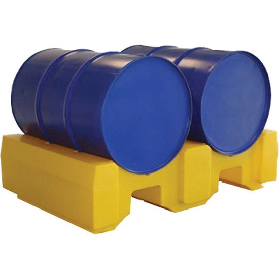 Moduł podwyższający polietylenowy Topserw, beczka 2*200 l, żółty, DRUM RACK