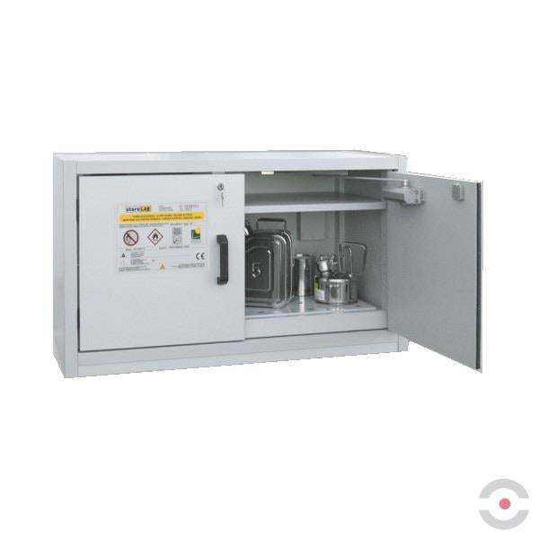 Szafa ognioodporna Topserw UNDER-30 L, 1 taca, blacha stalowa, drzwi szare, AUS, 30 min