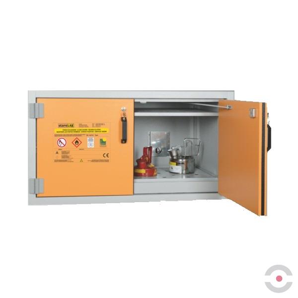 Szafa ognioodporna Topserw UNDER-30 L, 1 taca, blacha stalowa, drzwi żółte, AUS, 30 min
