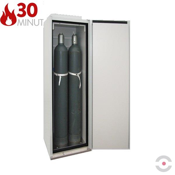 Szafa ognioodporna Topserw GAS-30 M, 2 butle, drzwi CLA szare, SiZ, 30 min