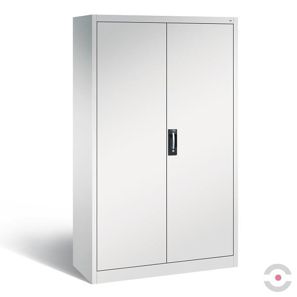 Szafa warsztatowa, 4 półki, 8 szuflad, skarbczyk, szer. 1200 mm, gł. 500 mm, szara