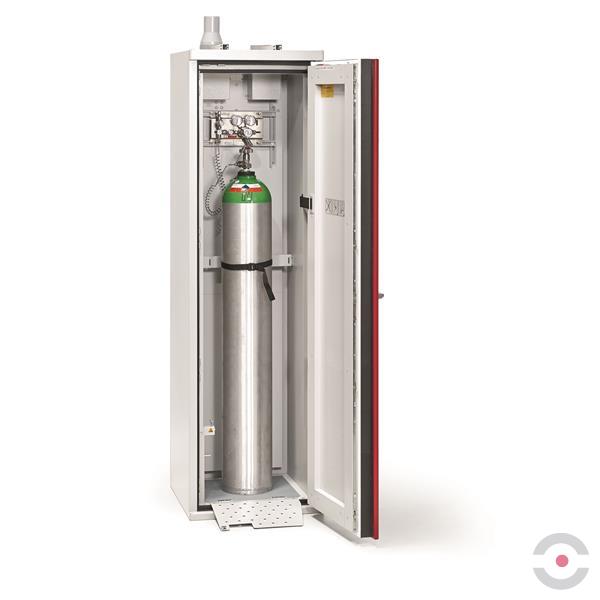 Szafa ognioodporna Topserw GAS-30 M, 1 butla, drzwi CLA czerwone, ECO, 30 min