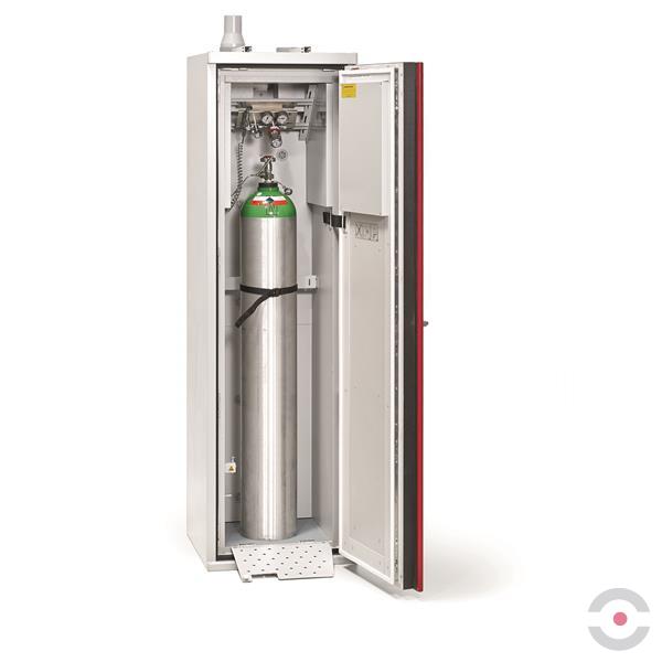 Szafa ognioodporna Topserw GAS-90 M, 1 butla, drzwi CLA czerwone, SUPREME, 90 min
