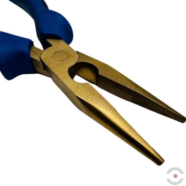 Szczypce długie półokrągłe, ISO 5745 BeCu