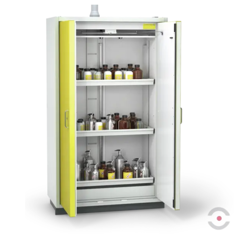 Szafa ognioodporna Topserw PRIME-90 XL, 3 półki wysuwane, drzwi CLA/O żółte, CLASSIC, 90 min