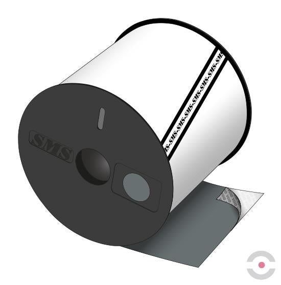 Taśma/rolka poliestrowa plombująca Void do etykiet, oznaczeń, S*D 110 mm*30 m, matowe aluminium