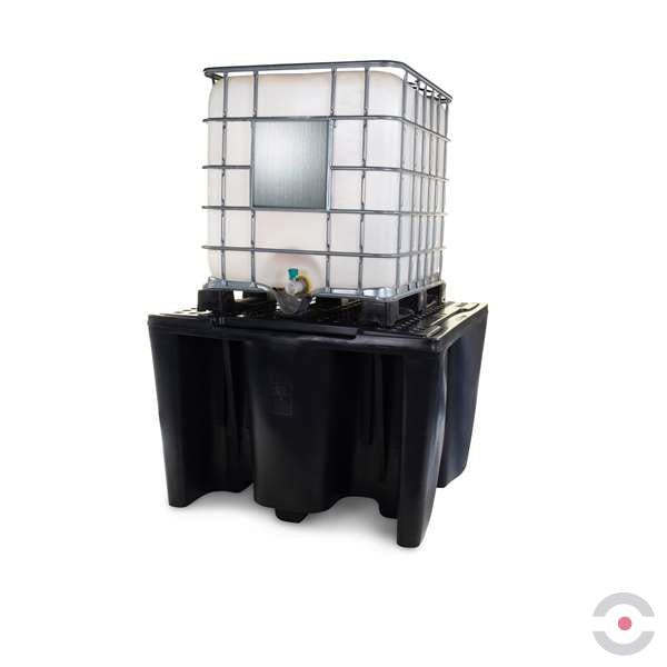 Wanna wychwytowa polietylenowa Topserw 1120 l, IBC 1*1000 l, kratownica, czarny, MEGA