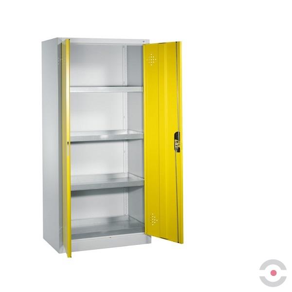 Szafa zabezpieczająca (trujące) Topserw MODUS M, 2-drzwiowa, CLA żółte, 3 półki, CP