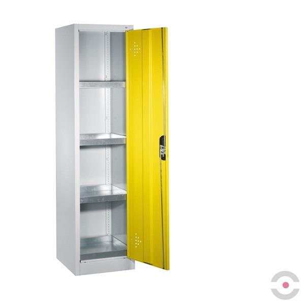 Szafa zabezpieczająca (trujące) Topserw SLIM S, 1-drzwiowa, CLA żółte, 3 półki, CP