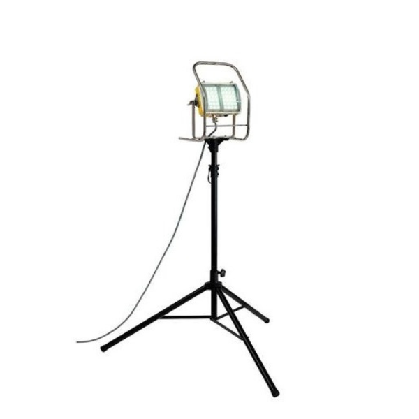 Stojak do lamp oświetleniowych, max. wysokość 3,50 m, srebrny