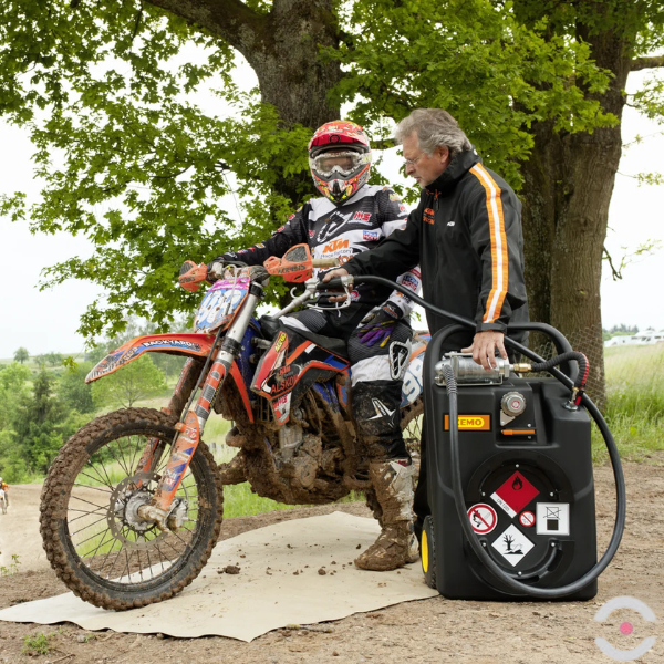 Wózek (stacja) do tankowania BENZYNA, 60 l, Ex0, pompa elektryczna, automatyczny pistolet