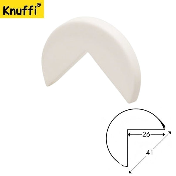 Zaślepka do profilu elastycznego Knuffi, typ A, biała, 2 szt.