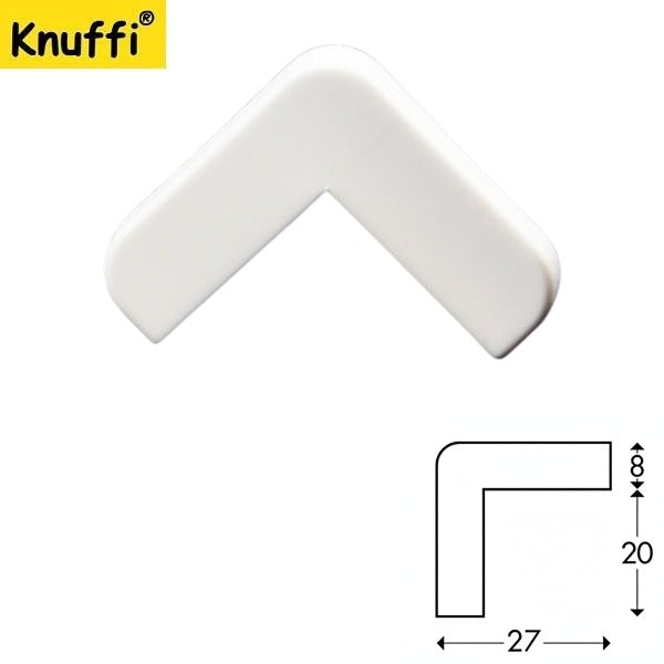 Zaślepka do profilu elastycznego Knuffi, typ E, biała, 2 szt.