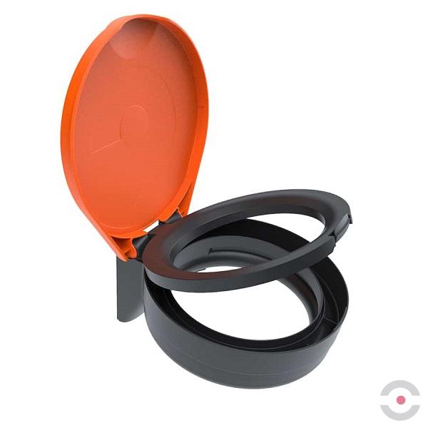 Uchwyt do worka na odpady, pomarańczowy