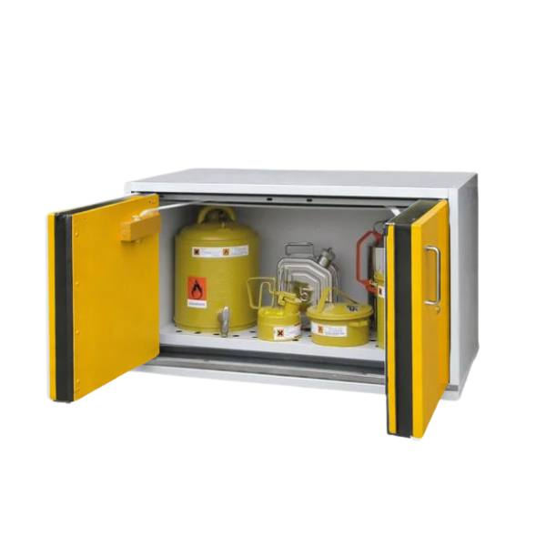 Szafa ognioodporna Topserw UNDER-90 L, 1 taca, blacha stalowa, drzwi żółte, AUS, 90 min